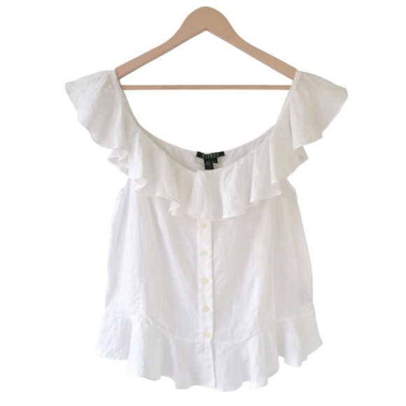 Ralph Lauren Tops - Ralph Lauren 100% Linen Top
